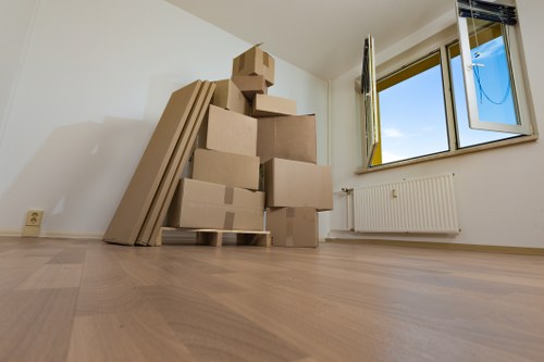 Local Battersea office move with organised transport and furniture
