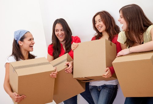 Professional movers handling flat removals in Battersea with careful access planning