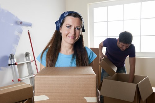 Loading furniture carefully for transport