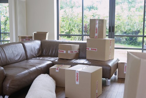 Assorted moving boxes and packing supplies for local customers in Battersea